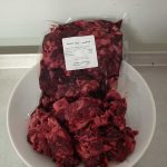 Hovězí ořez hrubo mletý 1 kg, 52 Kč